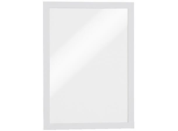Ramme DURAFRAME A4 magnet hvit Magnetramme | Plastlomme 
